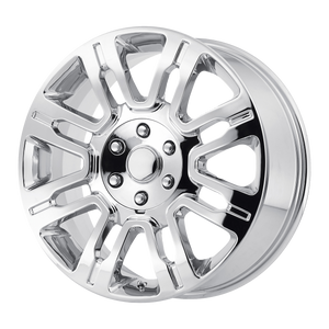 20x8.5 6x135 OE Creations Replica Wheels PR167 Chrome 44 offset 87.1 hub