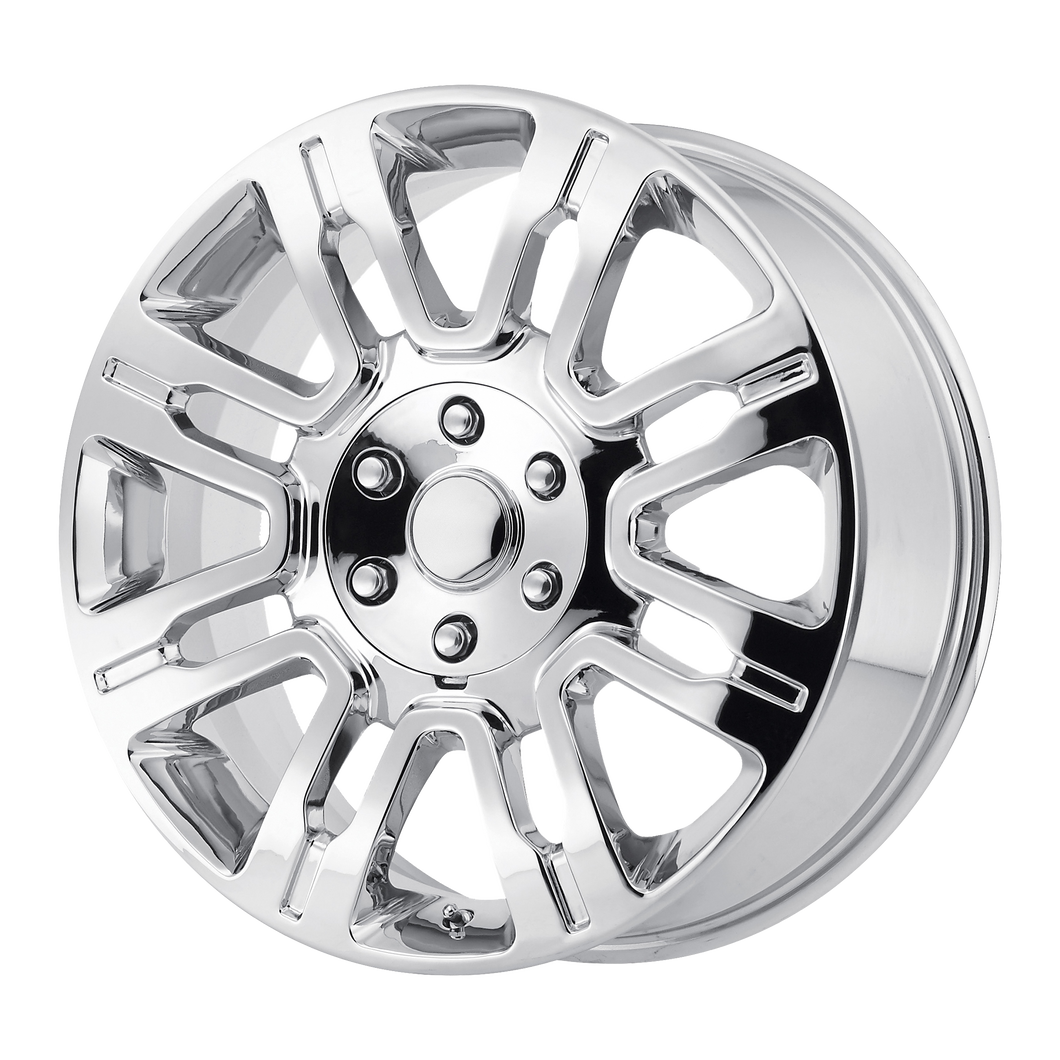 20x8.5 6x135 OE Creations Replica Wheels PR167 Chrome 44 offset 87.1 hub