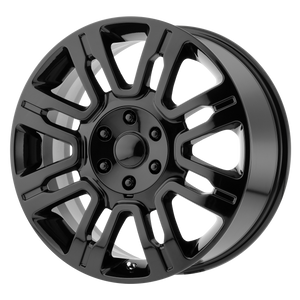 20x8.5 6x135 OE Creations Replica Wheels PR167 Gloss Black 44 offset 87.1 hub