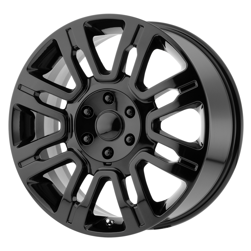 20x8.5 6x135 OE Creations Replica Wheels PR167 Gloss Black 44 offset 87.1 hub