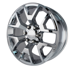 24x10 6x139.7 OE Creations Replica Wheels PR169 Chrome 31 offset 78.3 hub