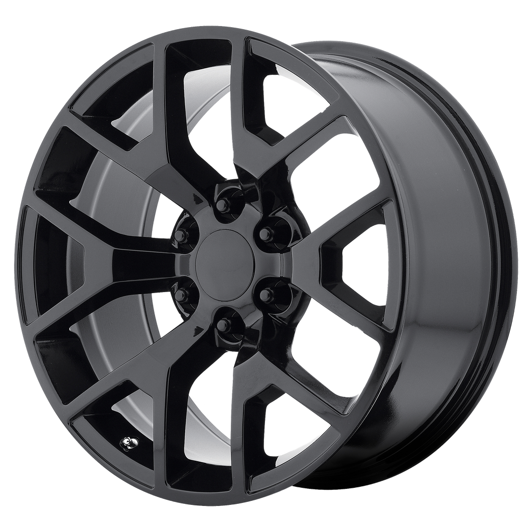 24x10 6x139.7 OE Creations Replica Wheels PR169 Gloss Black 31 offset 78.3 hub