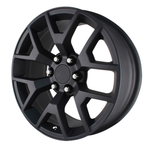 22x9 6x139.7 OE Creations Replica Wheels PR169 Matte Black 27 offset 78.3 hub