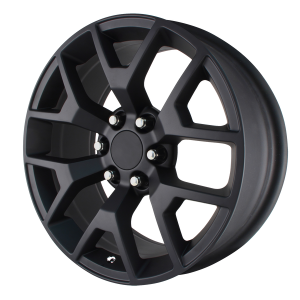 22x9 6x139.7 OE Creations Replica Wheels PR169 Matte Black 28 offset 78.3 hub