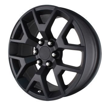 24x10 6x139.7 OE Creations Replica Wheels PR169 Matte Black 31 offset 78.3 hub