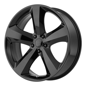 20x8 5x115 OE Creations Replica Wheels PR170 Gloss Black 24 offset 71.5 hub