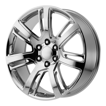 22x9 6x139.7 OE Creations Replica Wheels PR171 Chrome 24 offset 78.3 hub