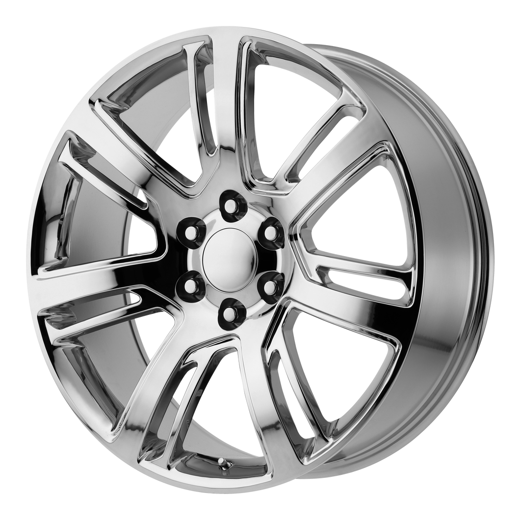 22x9 6x139.7 OE Creations Replica Wheels PR171 Chrome 24 offset 78.3 hub