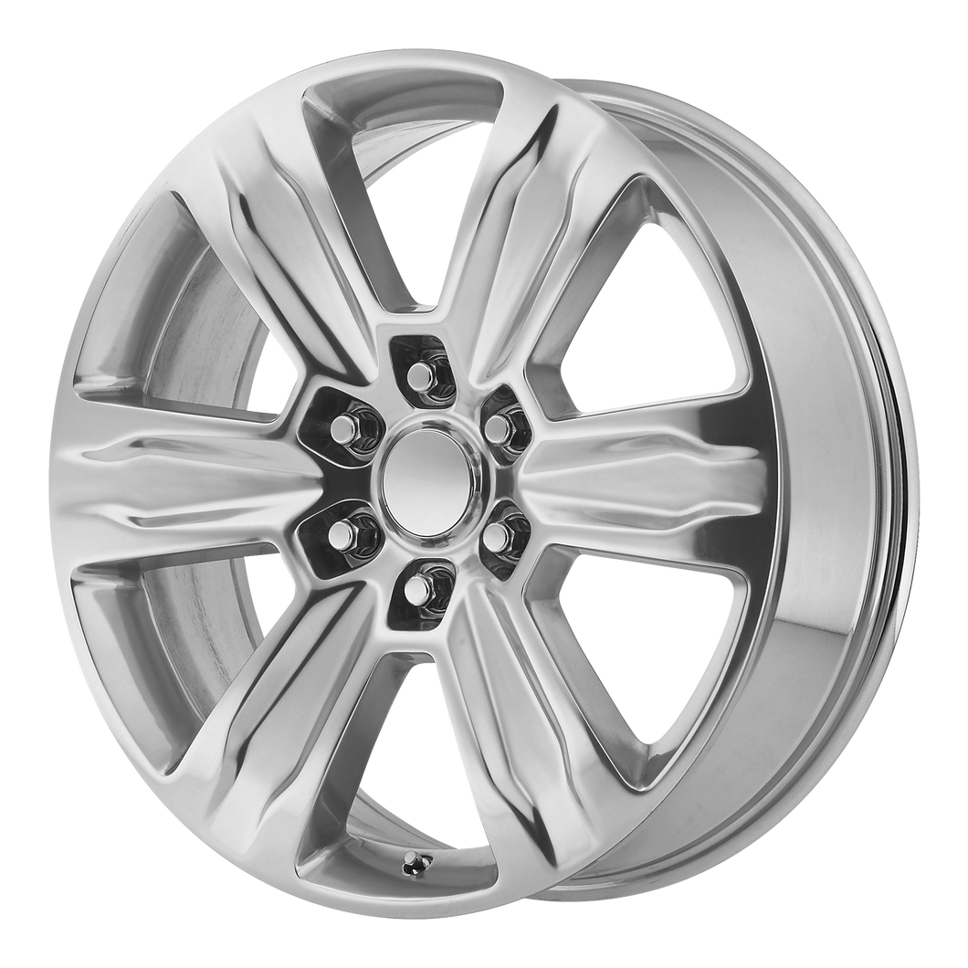 22x9 6x135 OE Creations Replica Wheels PR172 Polished 44 offset 87.1 hub