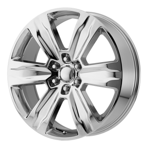 22x9 6x135 OE Creations Replica Wheels PR172 Chrome 44 offset 87.1 hub