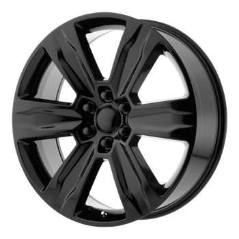 22x9 6x135 OE Creations Replica Wheels PR172 Gloss Black 44 offset 87.1 hub