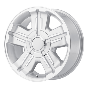 18x8 6x139.7 OE Creations Replica Wheels PR173 Silver 30 offset 78.3 hub