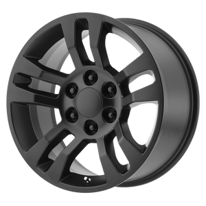 18x8 6x139.7 OE Creations Replica Wheels PR175 Satin Black 24 offset 78.3 hub