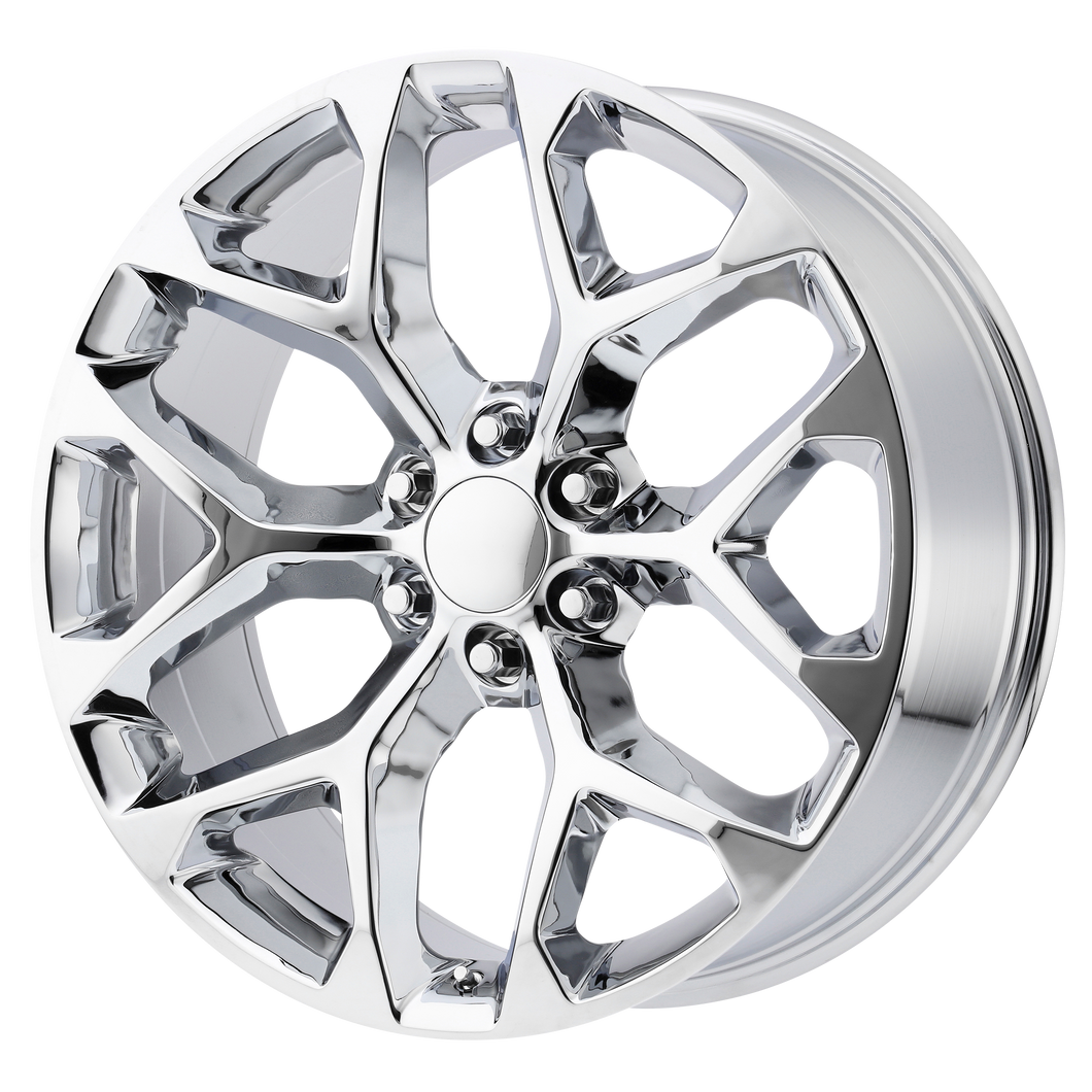 22x9 6x139.7 OE Creations Replica Wheels PR176 Chrome 24 offset 78.3 hub