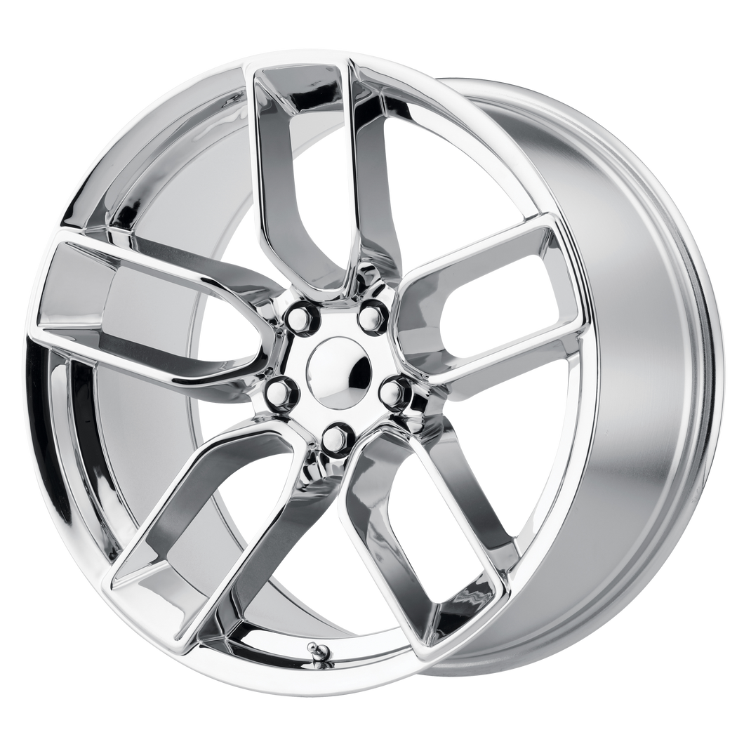 20x10.5 5x115 OE Creations Replica Wheels PR179 Chrome 25 offset 71.5 hub