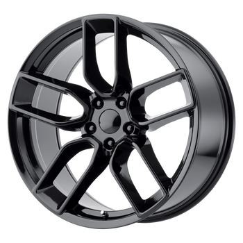 20x10.5 5x115 OE Creations Replica Wheels PR179 Gloss Black 25 offset 71.5 hub