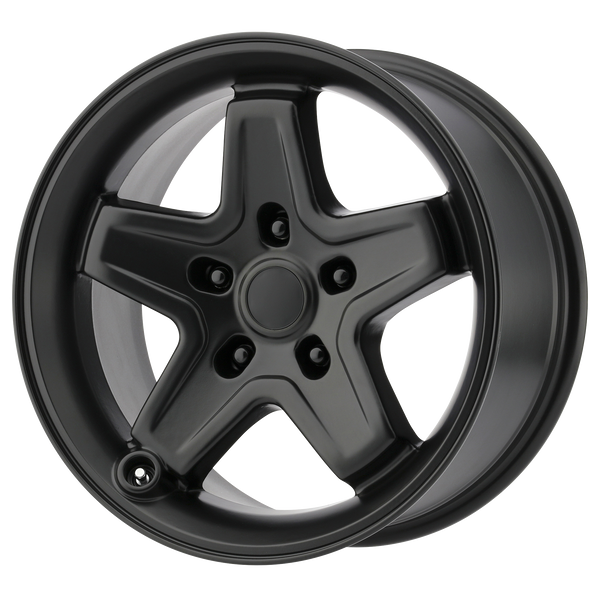 17x8.5 5x127 OE Creations Replica Wheels PR180 Satin Black 10 offset 72.7 hub