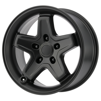 17x8.5 5x127 OE Creations Replica Wheels PR180 Satin Black 10 offset 72.7 hub