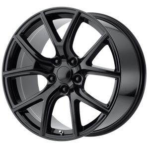 20x9 5x127 OE Creations Replica Wheels PR181 Gloss Black 34 offset 71.5 hub