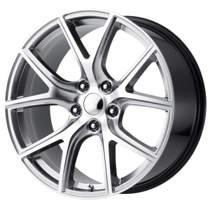 20x9 5x115 OE Creations Replica Wheels PR181 Hyper Silver Machined 20 offset 71.5 hub