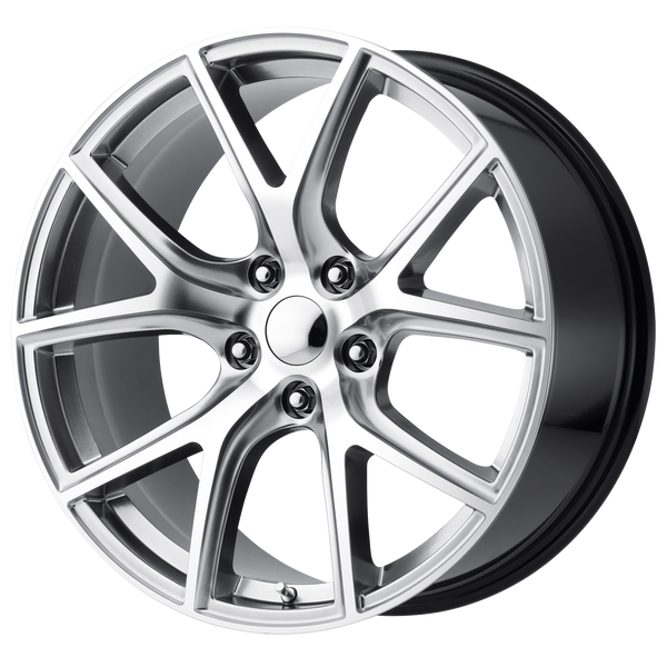20x9 5x115 OE Creations Replica Wheels PR181 Hyper Silver Machined 20 offset 71.5 hub