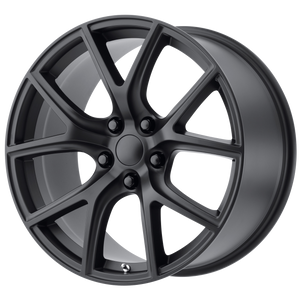 20x9 5x127 OE Creations Replica Wheels PR181 Satin Black 34 offset 71.5 hub