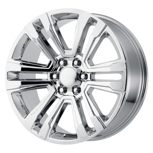 22x9 6x139.7 OE Creations Replica Wheels PR182 Chrome 24 offset 78.1 hub