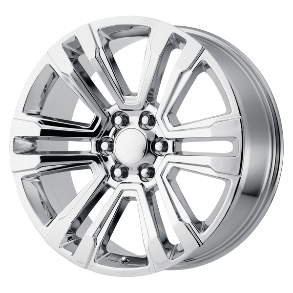 22x9 6x139.7 OE Creations Replica Wheels PR182 Chrome 24 offset 78.1 hub