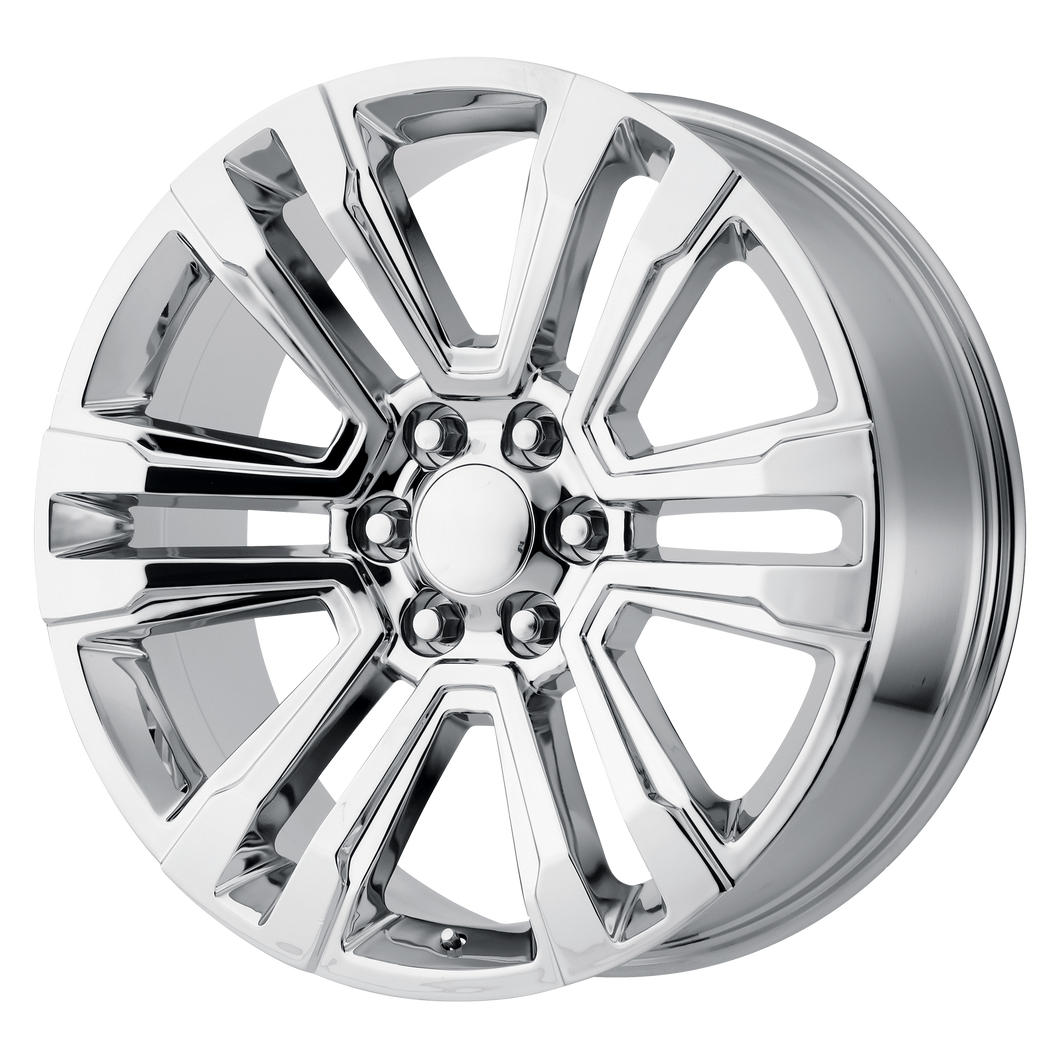 22x9 6x139.7 OE Creations Replica Wheels PR182 Chrome 24 offset 78.1 hub