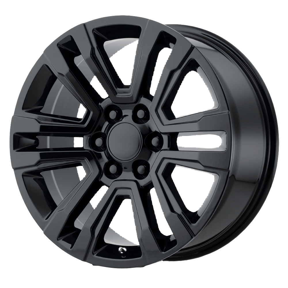 20x9 6x139.7 OE Creations Replica Wheels PR182 Gloss Black 24 offset 78.1 hub