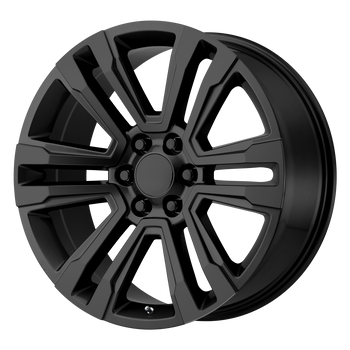 22x9 6x139.7 OE Creations Replica Wheels PR182 Satin Black 24 offset 78.1 hub