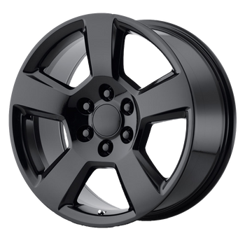 20x9 6x139.7 OE Creations Replica Wheels PR183 Gloss Black 27 offset 78.1 hub