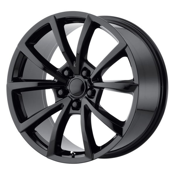 20x10 5x127 OE Creations Replica Wheels PR184 Gloss Black 50 offset 71.5 hub