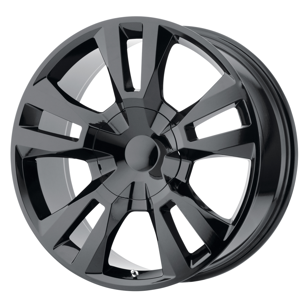 22x9 6x139.7 OE Creations Replica Wheels PR188 Gloss Black 24 offset 78.1 hub