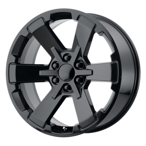 22x9 6x139.7 OE Creations Replica Wheels PR189 Gloss Black 24 offset 78.1 hub