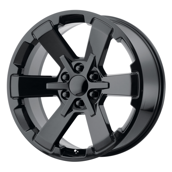 22x9 6x139.7 OE Creations Replica Wheels PR189 Gloss Black 24 offset 78.1 hub