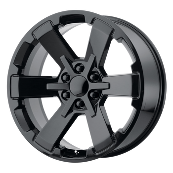 22x9 6x139.7 OE Creations Replica Wheels PR189 Gloss Black 24 offset 78.1 hub