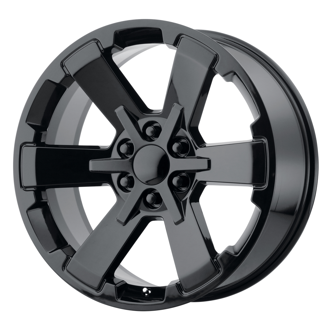 22x9 6x139.7 OE Creations Replica Wheels PR189 Gloss Black 24 offset 78.1 hub