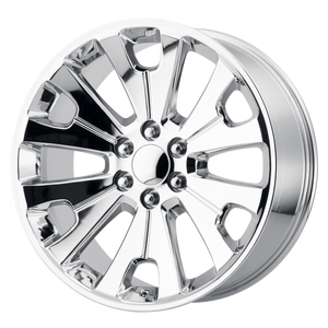 22x9 6x139.7 OE Creations Replica Wheels PR190 Chrome 24 offset 78.1 hub