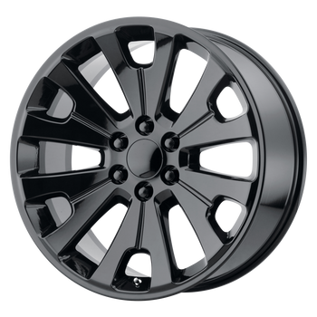 22x9 6x139.7 OE Creations Replica Wheels PR190 Gloss Black 24 offset 78.1 hub