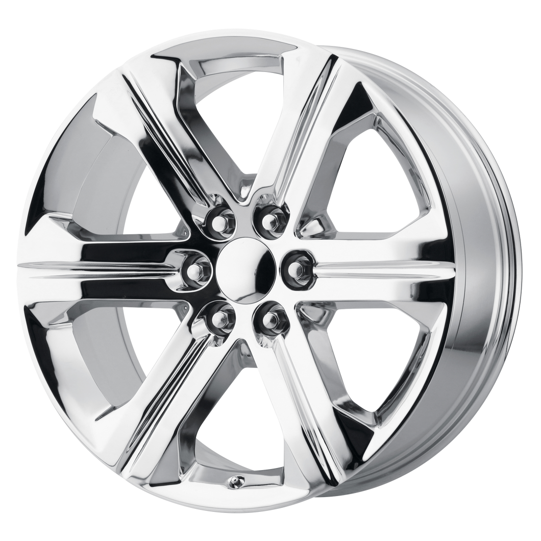 22x9 6x139.7 OE Creations Replica Wheels PR191 Chrome 24 offset 78.1 hub