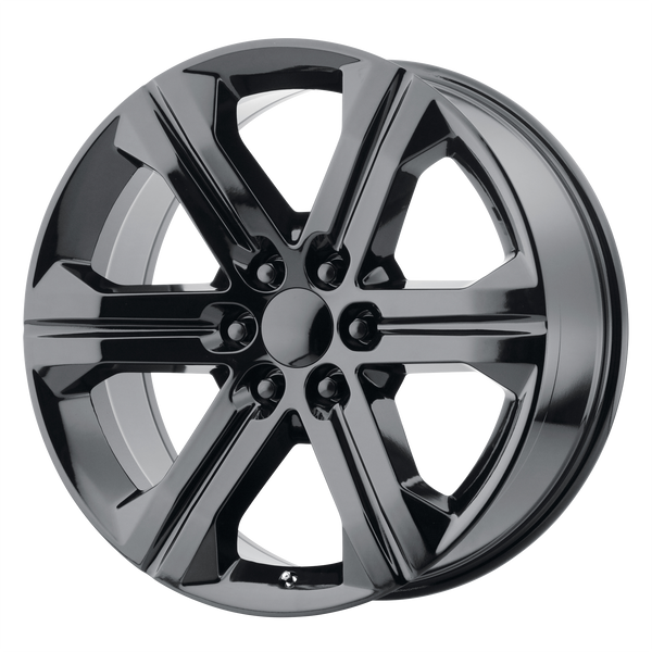 22x9 6x139.7 OE Creations Replica Wheels PR191 Gloss Black 24 offset 78.1 hub