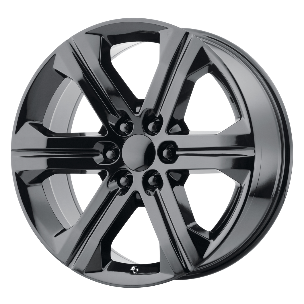22x9 6x139.7 OE Creations Replica Wheels PR191 Gloss Black 24 offset 78.1 hub
