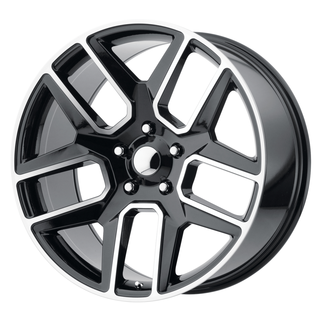 22x10 5x139.7 OE Creations Replica Wheels PR192 Gloss Black 25 offset 78.1 hub