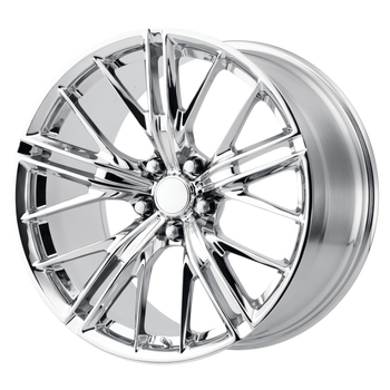 20x10 5x120 OE Creations Replica Wheels PR194 Chrome 35 offset 67.06 hub