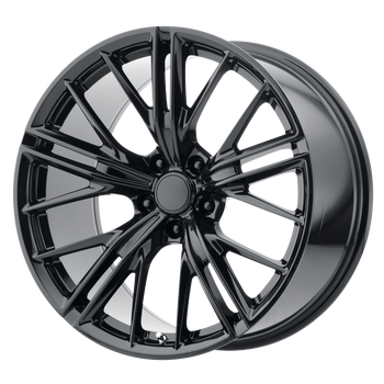 20x9 5x120 OE Creations Replica Wheels PR194 Gloss Black 30 offset 67.06 hub