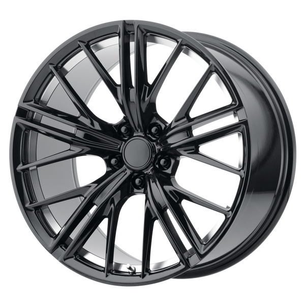 20x9 5x120 OE Creations Replica Wheels PR194 Gloss Black Machined 30 offset 67.06 hub