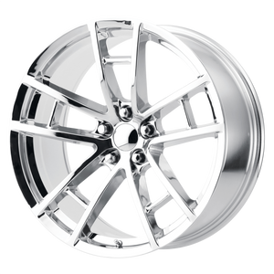 20x9 5x115 OE Creations Replica Wheels PR195 Chrome 20 offset 71.5 hub