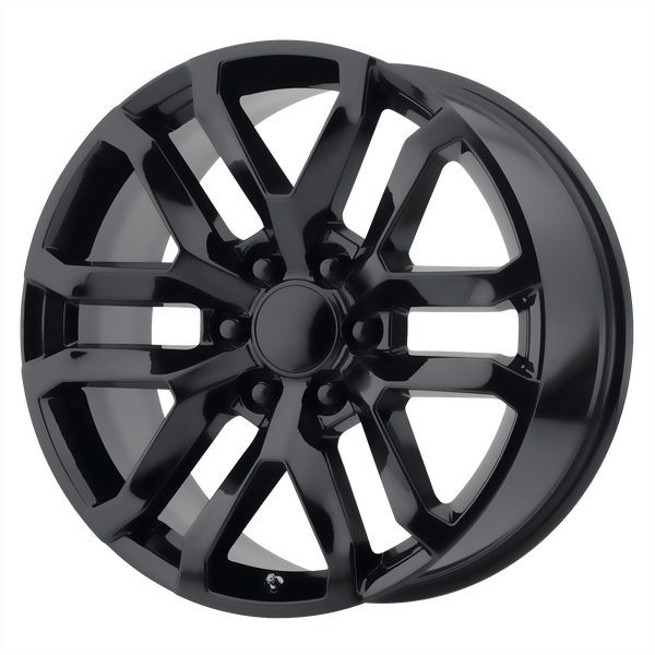 20x9 6x139.7 OE Creations Replica Wheels PR196 Satin Black 24 offset 78.1 hub