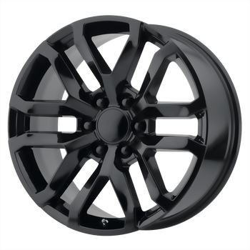 20x9 6x139.7 OE Creations Replica Wheels PR196 Satin Black 24 offset 78.1 hub